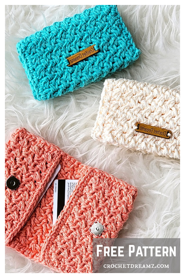 Card Holder Wallet Free Crochet Pattern