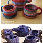 Dreamy Days Tea Set Free Crochet Pattern