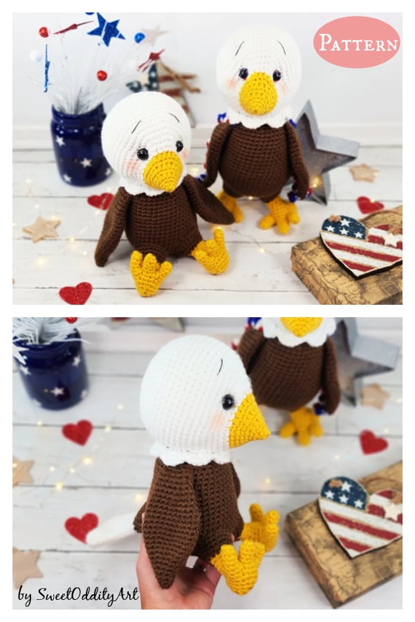 Eagle Amigurumi Crochet Pattern