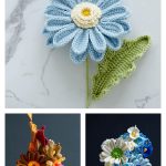 Gerbera African Daisy Free Crochet Pattern and Video Tutorial