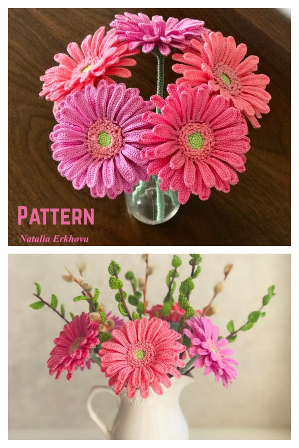 Gerbera Flower Crochet Pattern