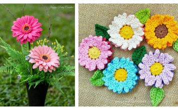Gerbera Flower Crochet Patterns
