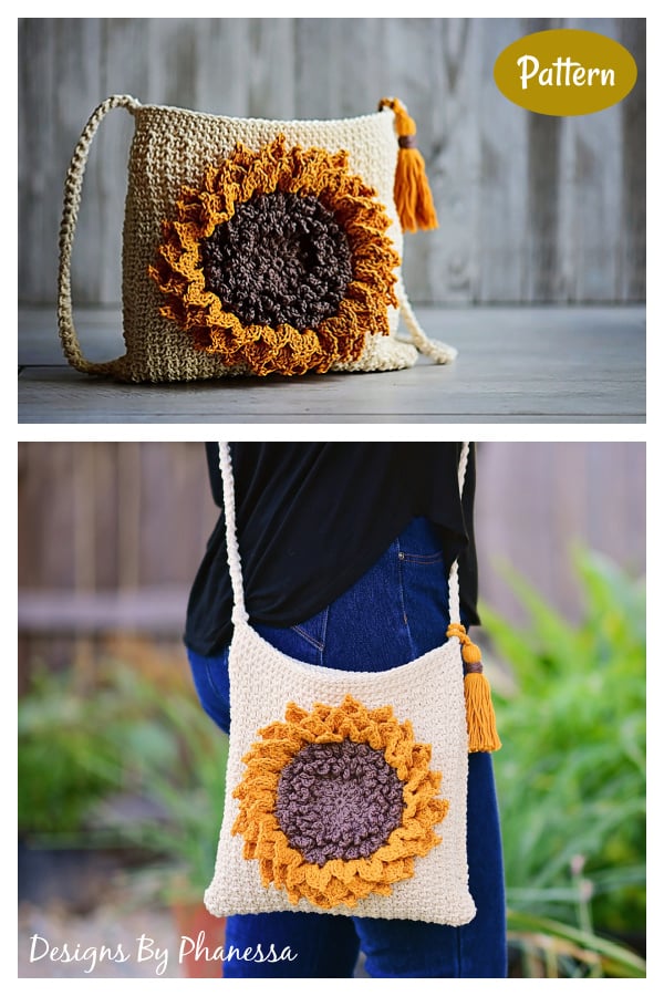 Sunflower Bag Crochet Pattern