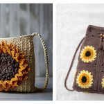 Sunflower Bag Crochet Patterns