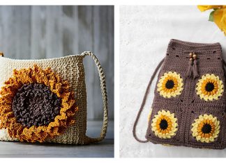Sunflower Bag Crochet Patterns