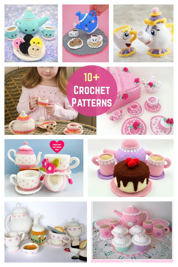 Tea Set Amigurumi Crochet Patterns 