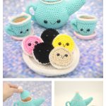 Tea Set Amigurumi Free Crochet Pattern