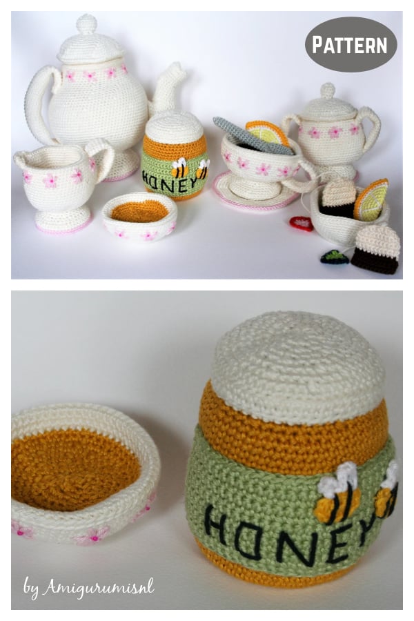 Tea Set Crochet Pattern 