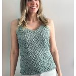 Tulip Square Tank Top Free Crochet Pattern