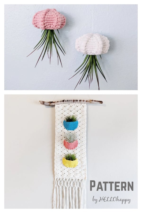 Air Plant Holder Crochet Patterns