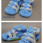 Baby Hiking Sandals Free Crochet Pattern and Video Tutorial