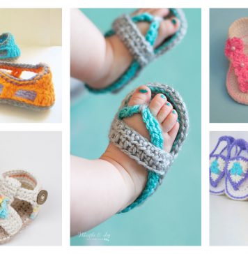 Baby Sandals Free Crochet Patterns