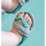 Baby Strap Flip-Flops Free Crochet Pattern