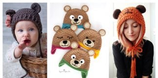 Bear Hat Crochet Patterns