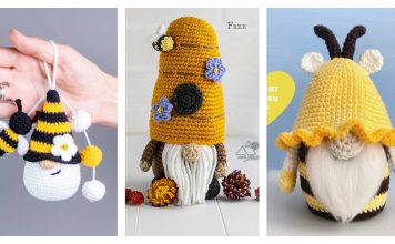 Bee Gnome Crochet Patterns