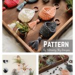 Cozy Crochet Air Plant Hanger Crochet Pattern