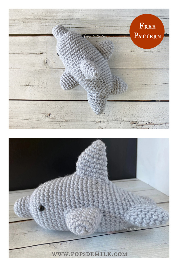 Dolphin Amigurumi Free Crochet Pattern