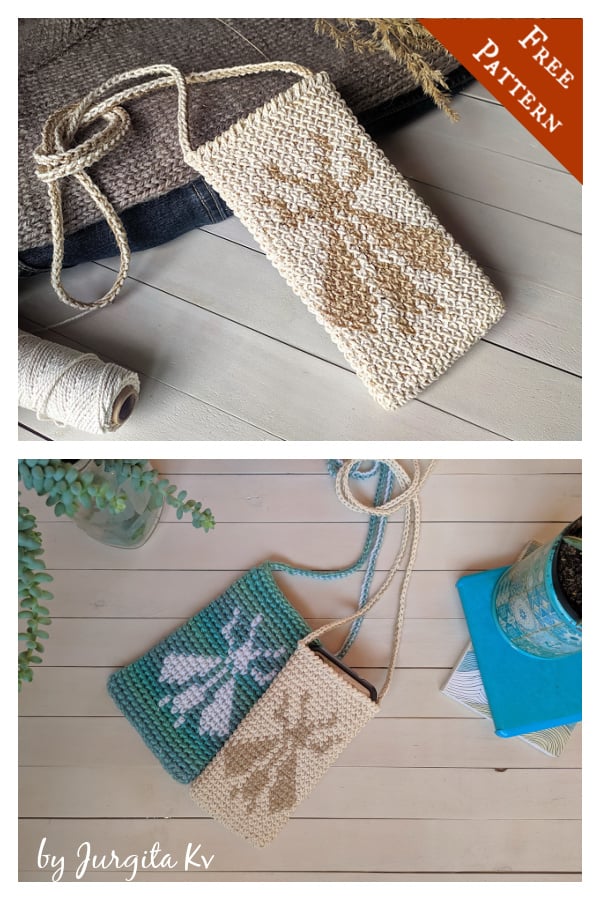 Easy Beezy Phone Bag Free Crochet Pattern