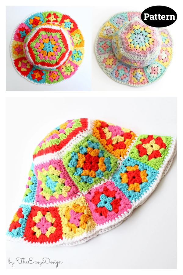 Easy Garden Bucket Hat Crochet Pattern