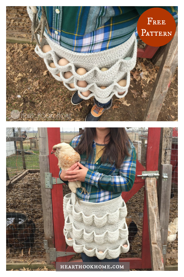 Egg-cellent Apron Free Crochet Pattern