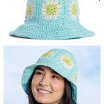 Flower Power Bucket Hat Free Crochet Pattern