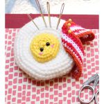 Fried Egg Amigurumi Pincushion Free Crochet Pattern