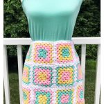 Granny Square Apron Free Crochet Pattern