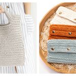 Herringbone Bag Free Crochet Patterns