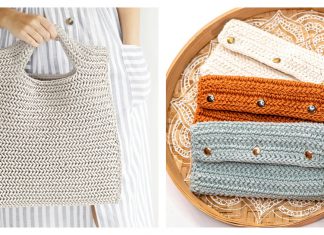 Herringbone Bag Free Crochet Patterns