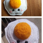 Kawaii Fried Egg Crochet Pattern