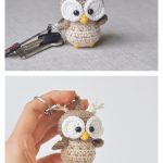 Keychain Owl Crochet Pattern