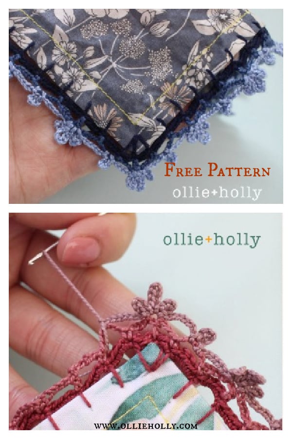 Lace Edging for Handkerchiefs Free Crochet Pattern