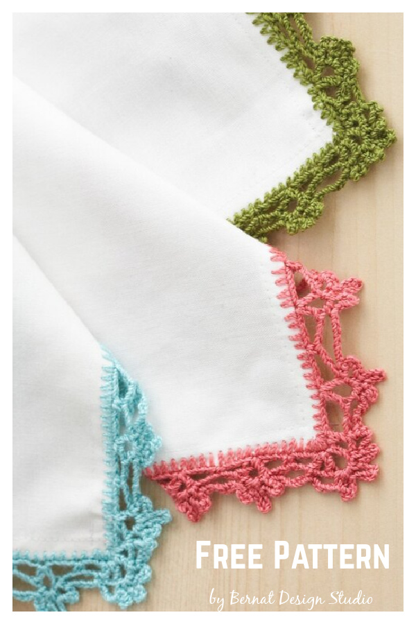 Lace Napkin Edging Free Crochet Pattern