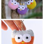 Owl Keychain Crochet Pattern