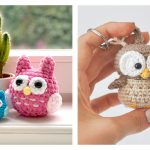 Owl Keychain Crochet Patterns