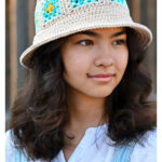 Square Dance Sunhat Crochet Pattern