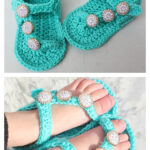 Stylish Casual Baby Sandals Free Crochet Pattern