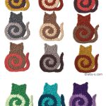 Swirly Cat Free Crochet Pattern