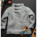 Toddler Boy Sweater Free Crochet Pattern