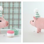 Birthday Piglet Amigurumi Free Crochet Pattern