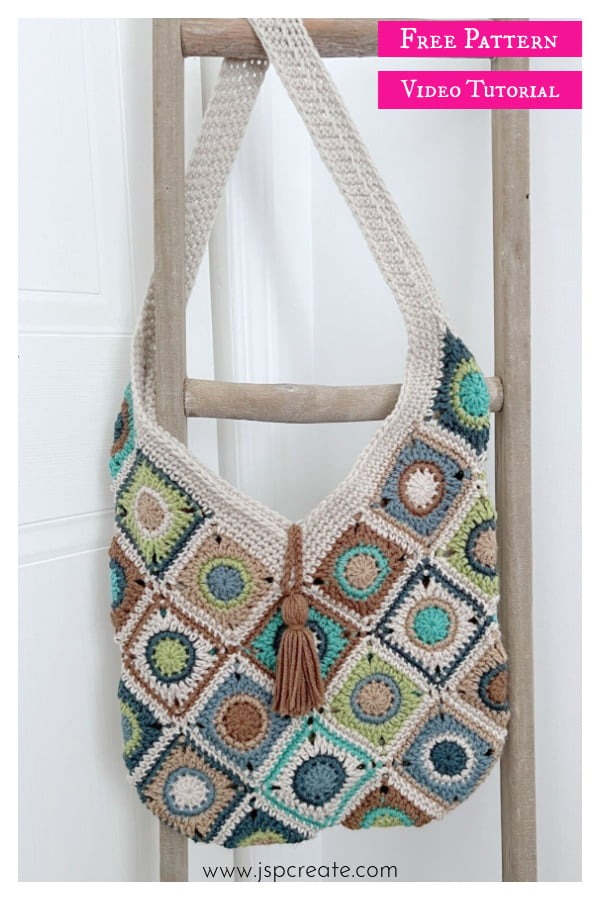 Easy Breezy Tote Bag Free Crochet Pattern and Video Tutorial