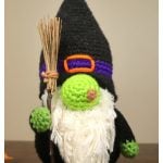 Halloween Gnome Witch Amigurumi Free Crochet Pattern