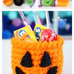 Halloween Treat Cups Free Crochet Pattern