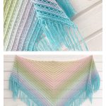 Midnight Walk Shawl Free Crochet Pattern