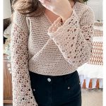 Sandy Sea Shells Wrap Cardi Free Crochet Pattern and Video Tutorial