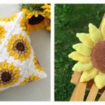 Sunflower Pillow Crochet Patterns