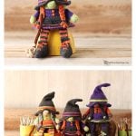 Witch Gnome and Broom Free Crochet Pattern