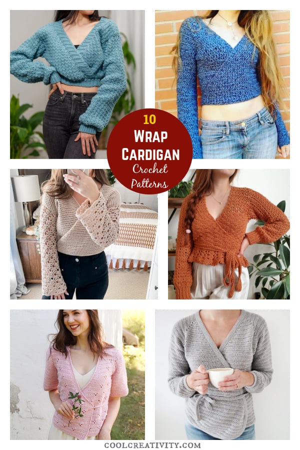 Wrap Cardigan Crochet Patterns 