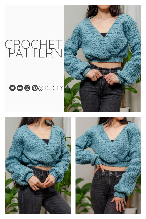 Wrap Sweater Crochet Pattern