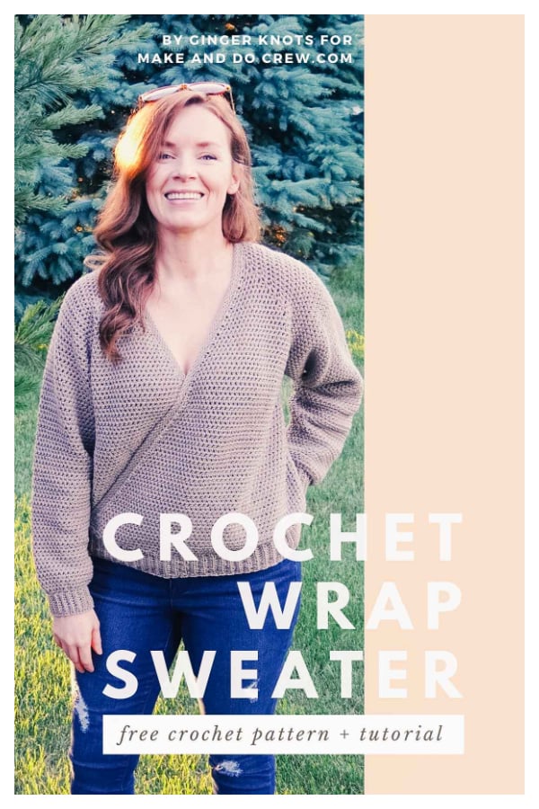 Wrap Sweater Free Crochet Pattern